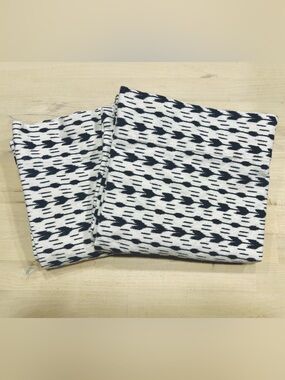 Threshold Ikat Navy Blue & White Patterned Flannel Pillowcases